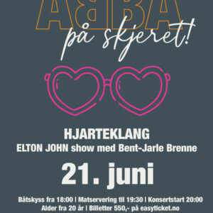 Abba på Skjeret med Elton John show, 21. juni
